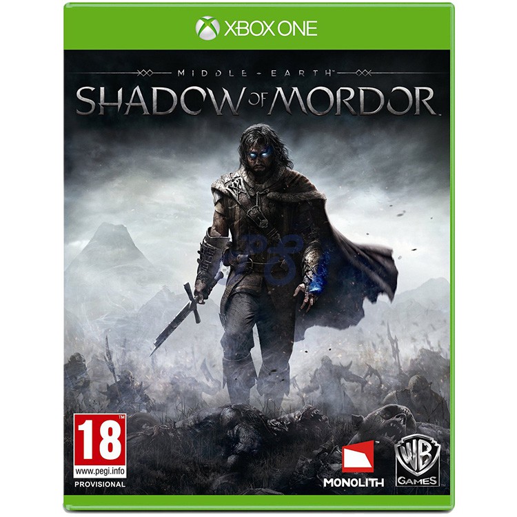 middle earth shadow of mordor with ircg green license xbox one