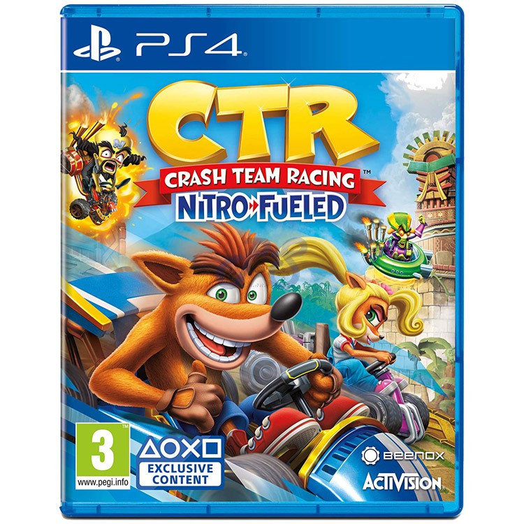 crash team racing nitro fueled r2 ps4 کارکرده