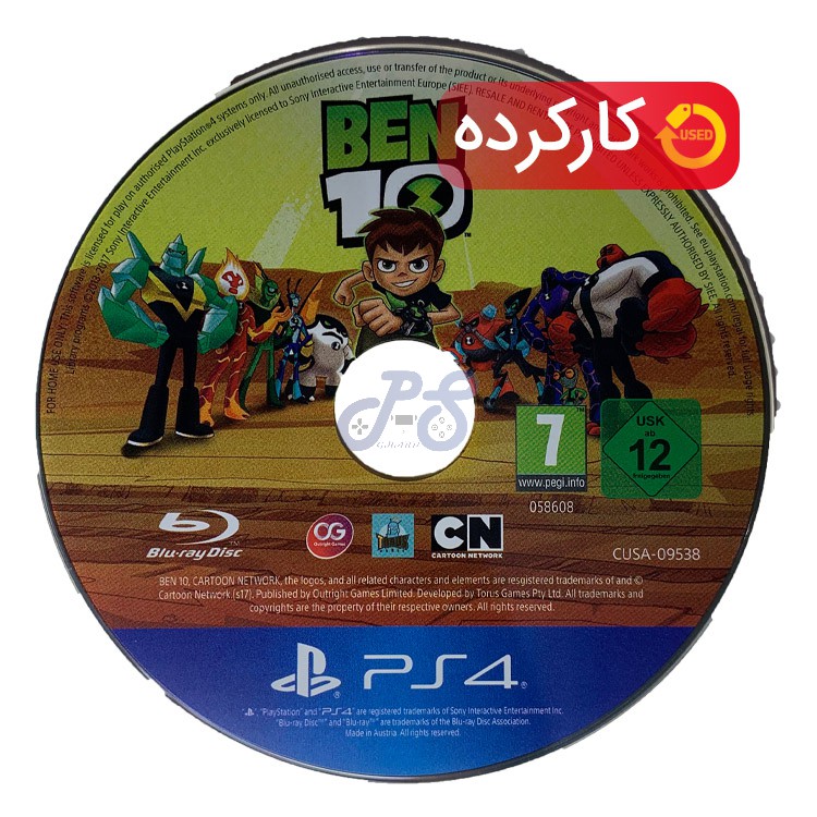 ben 10 playstation edition r2 ps4 کارکرده بدون قاب