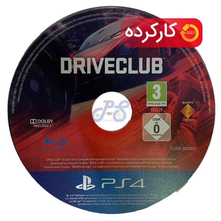driveclub ps4 کارکرده بدون قاب