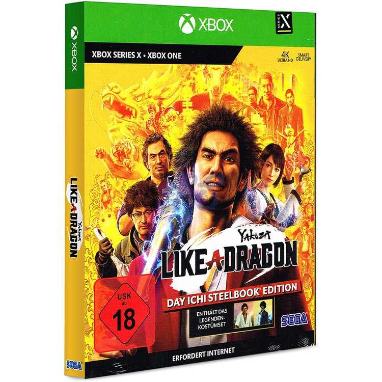 yakuza like a dragon day ichi steelbook edition xbox کارکرده