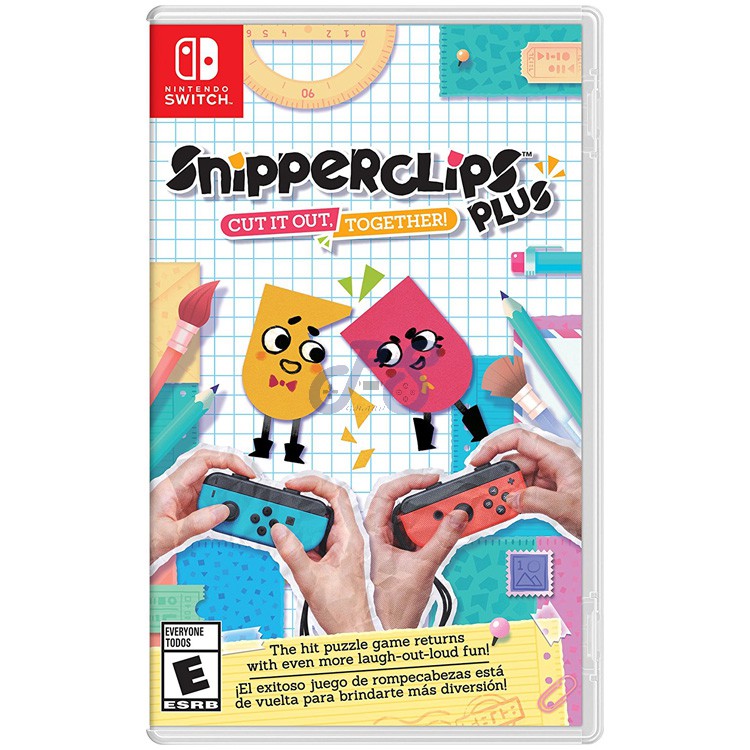 snipperclips plus cut it out together nintendo switch کارکرده