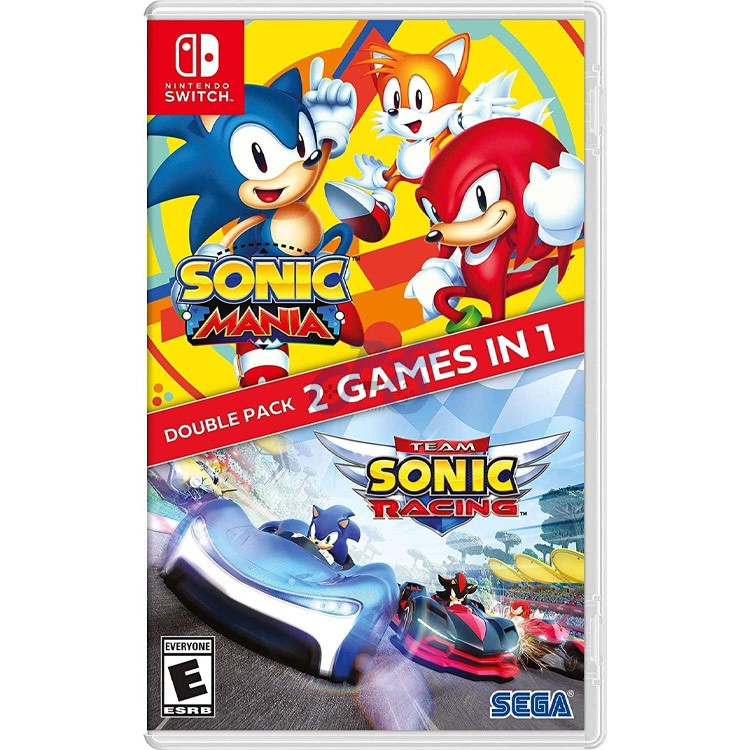 sonic mania sonic team racing double pack nintendo switch کارکرده