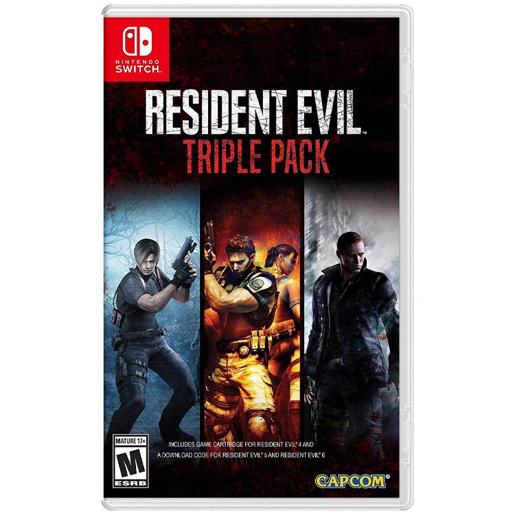 resident evil triple pack nintendo switch کارکرده