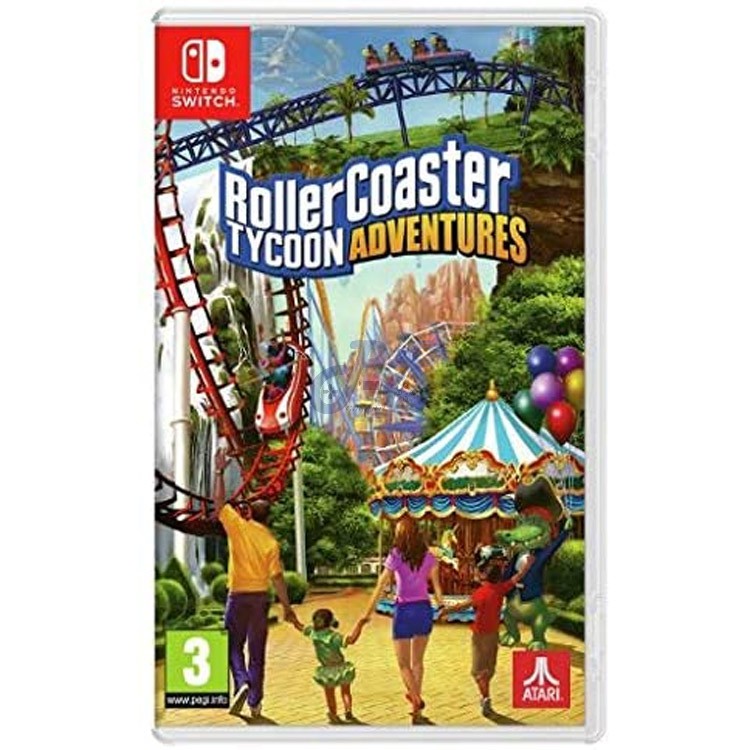 rollercoaster tycoon adventures nintendo switch کارکرده