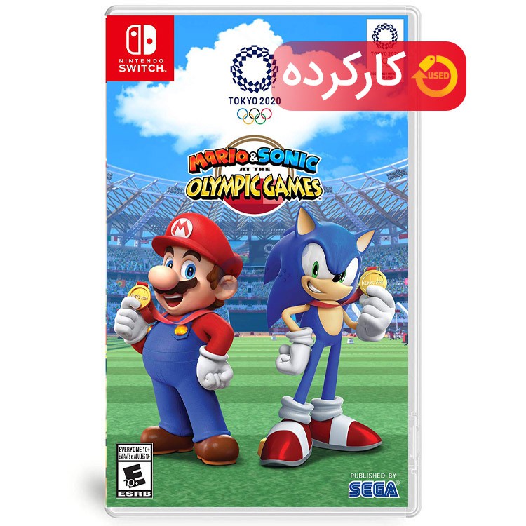 mario and sonic at olympic games tokyo 2020 nintendo switch exclusive کارکرده