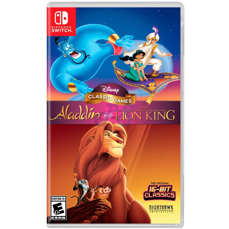disney classic games aladdin and the lion king nintendo switch کارکرده