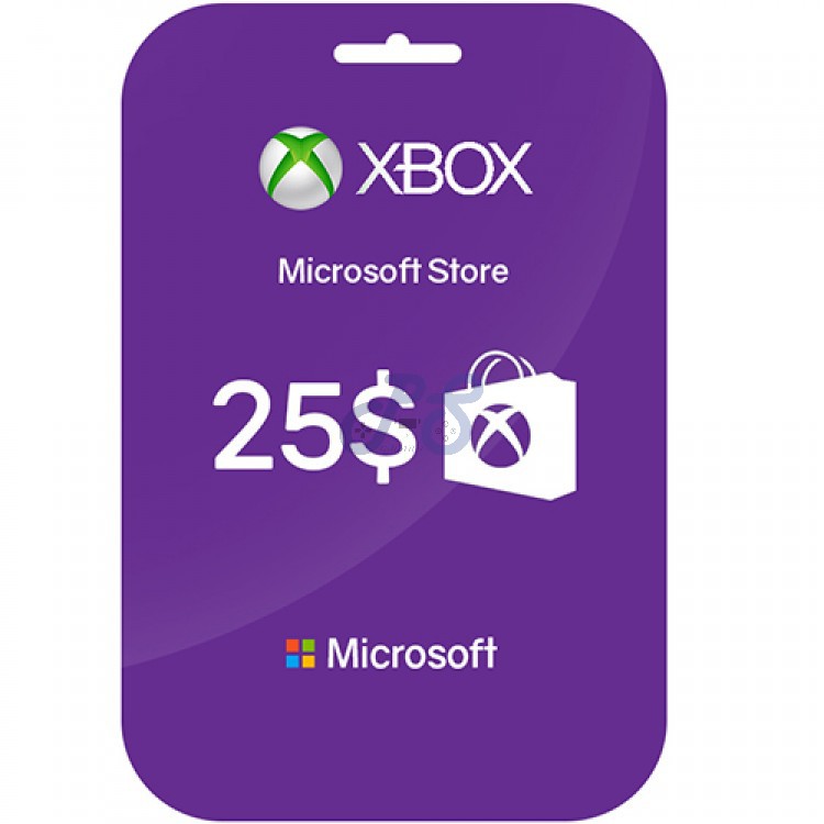 خرید گیفت کارت ۲۵ دلاری ایکس باکس xbox gift card