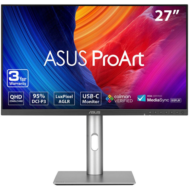 asus proart pa278cfrv 2k professional monitor