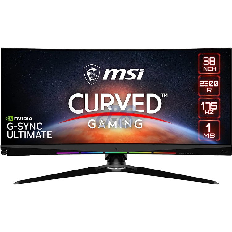 msi meg381cqr plus uwqhd curved gaming monitor