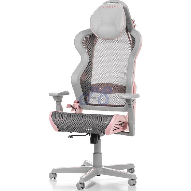 dxracer air series gaming chair greypink 18628