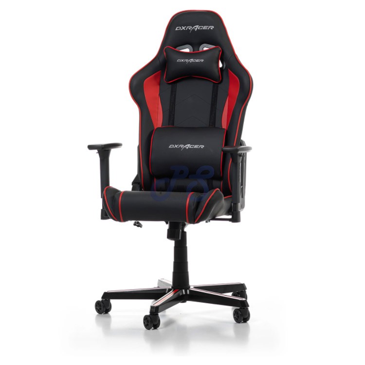 dxracer prince series gaming chair black red