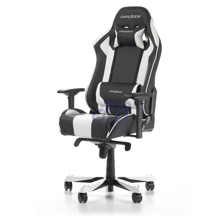 dxracer king series gaming chair black white