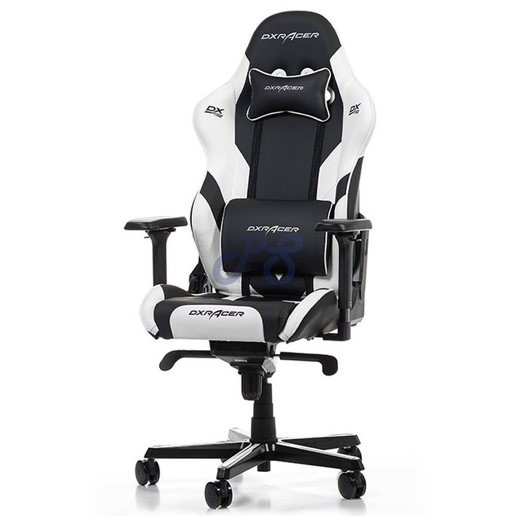 dxracer gladiator series gaming chair black white