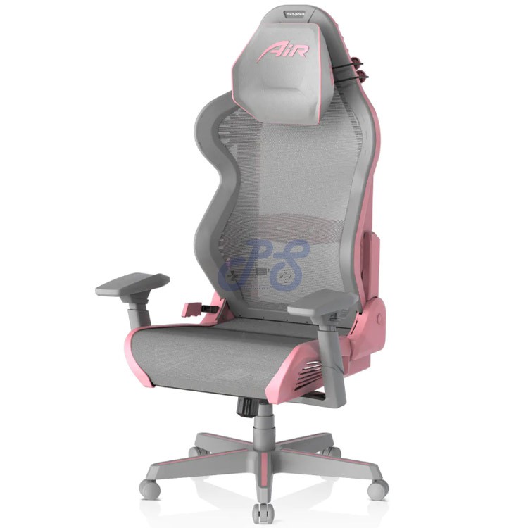 dxracer air series gaming chair greypink