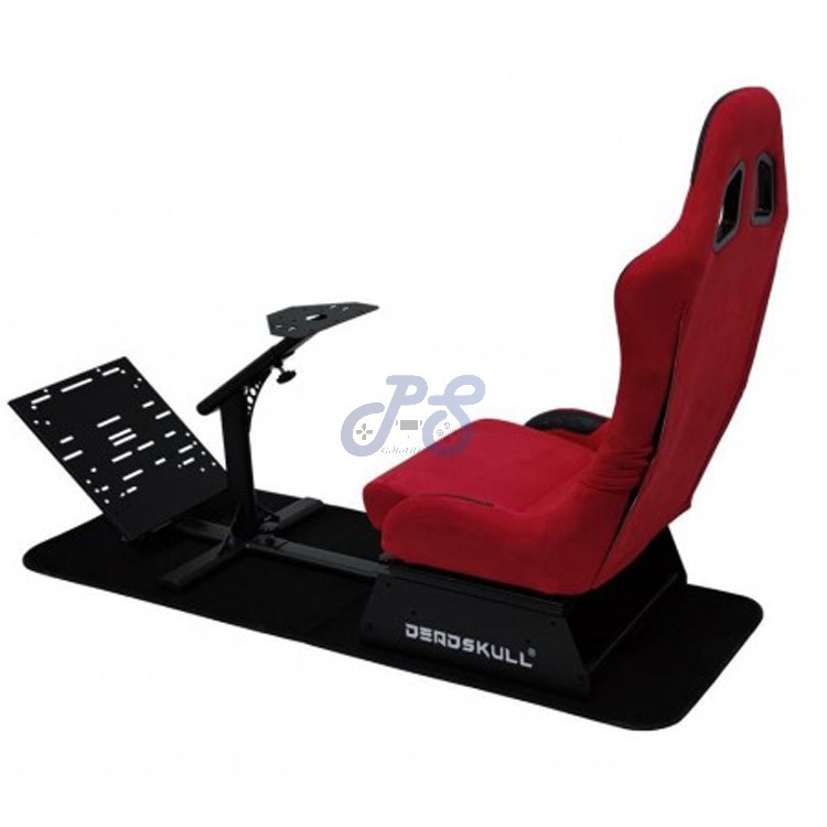 deadskull racing chair red