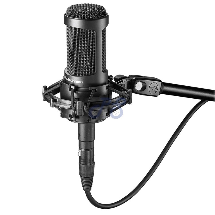 audio technica at2035 cardioid condenser microphone stream bundle