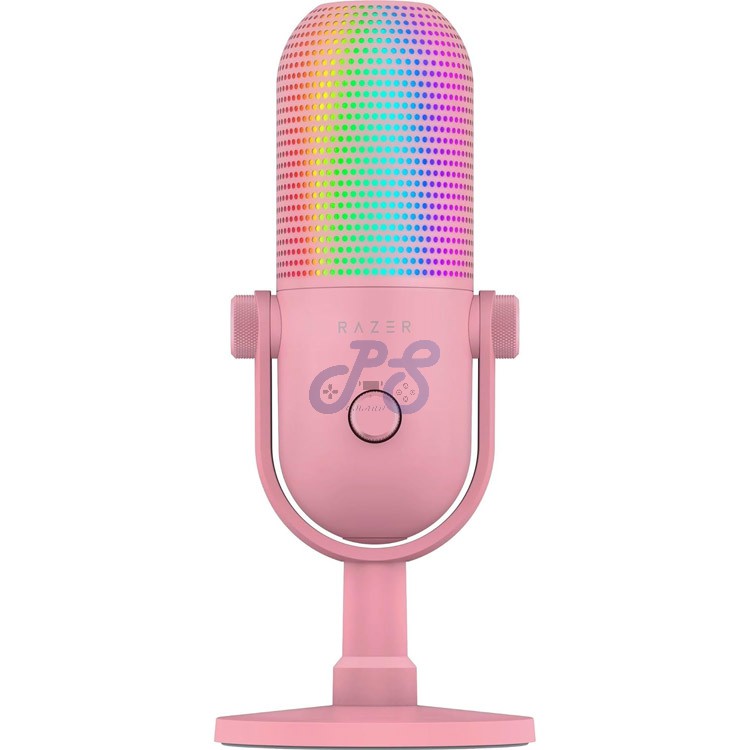razer seiren v3 chroma usb microphone quartz