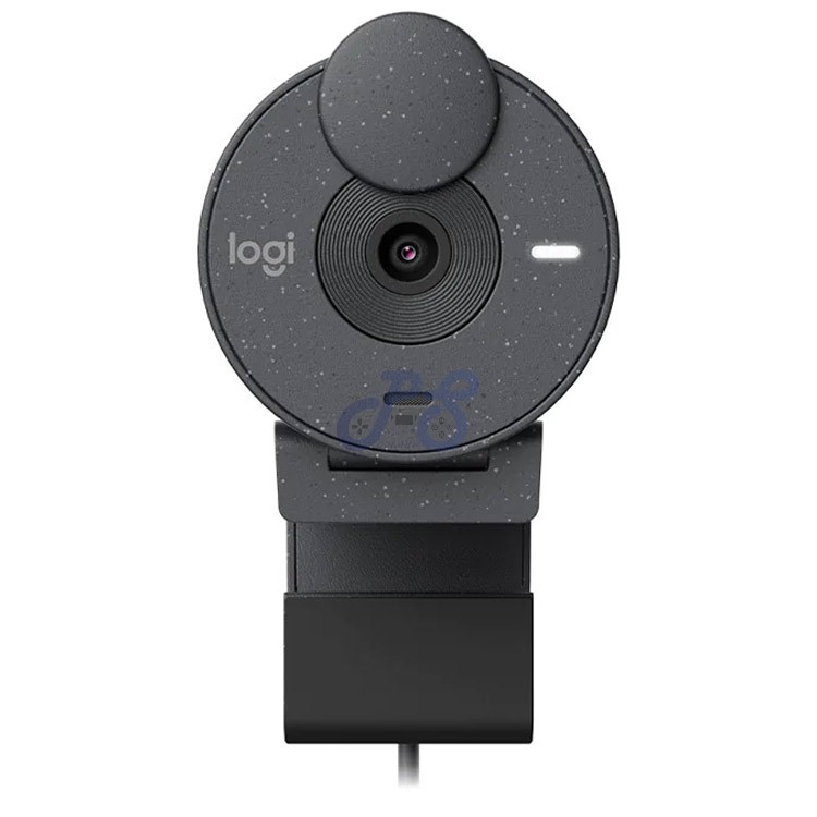 logitech brio 300 fhd webcam black