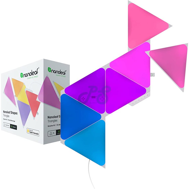 nanoleaf shapes triangle smarter kit 7pk