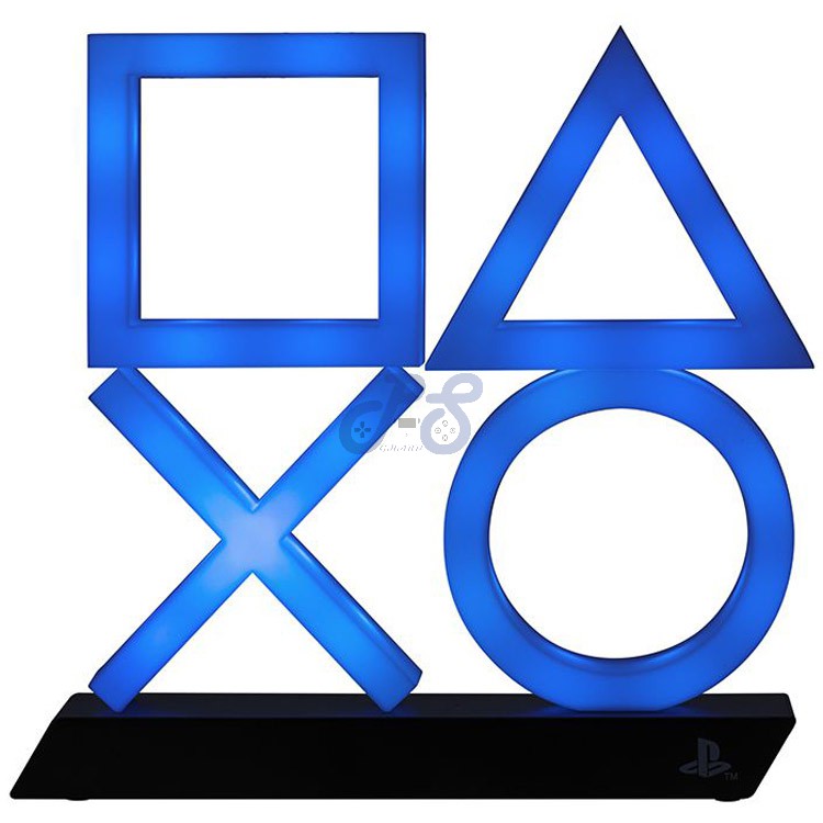 paladone playstation icon light xl blue