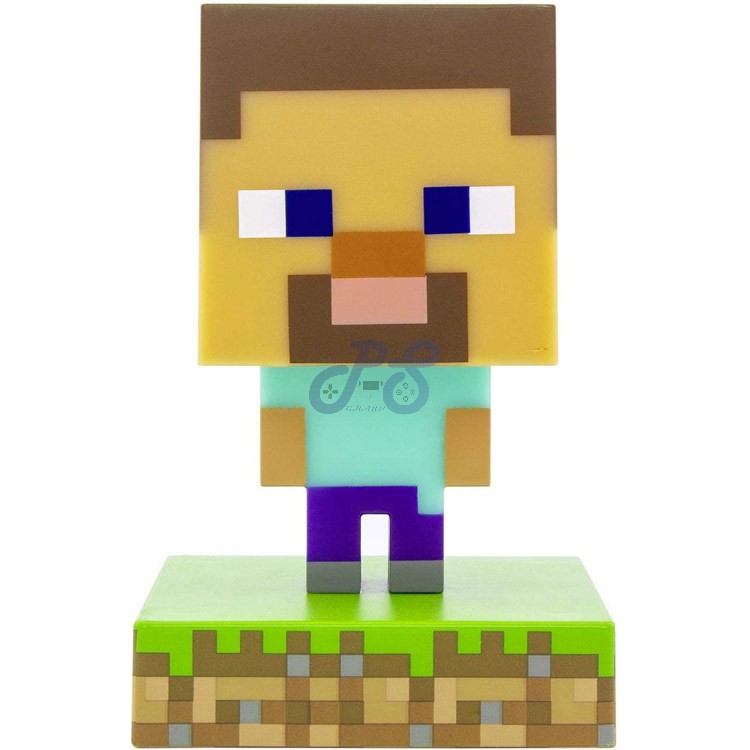 paladone icon light v2 minecraft steve