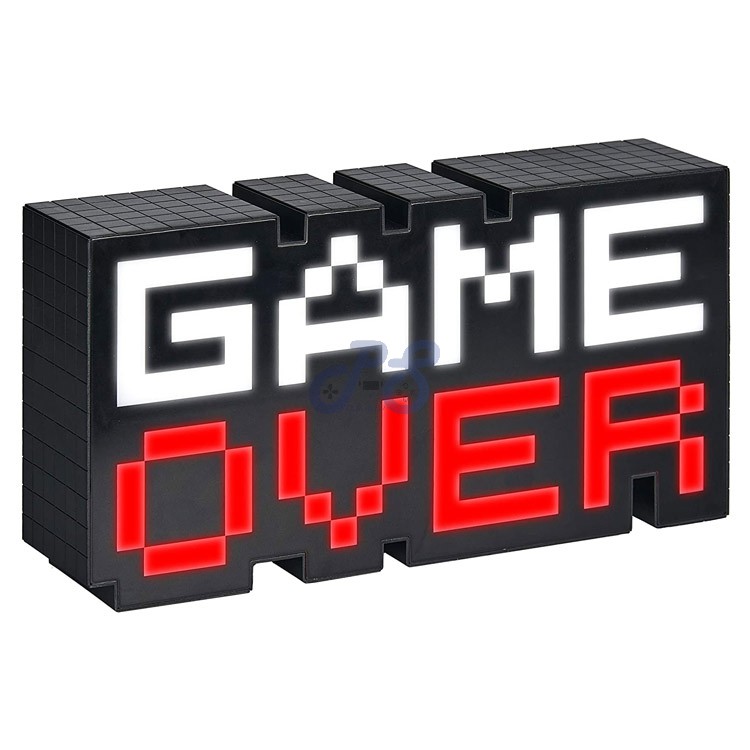 game over light 8 bit pixel