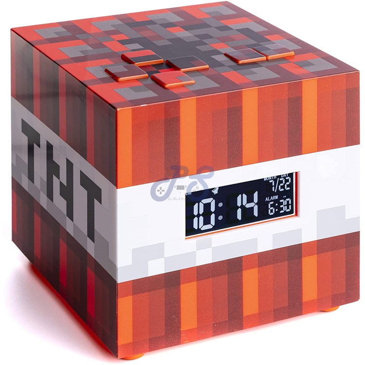 paladone minecraft tnt alarm clock