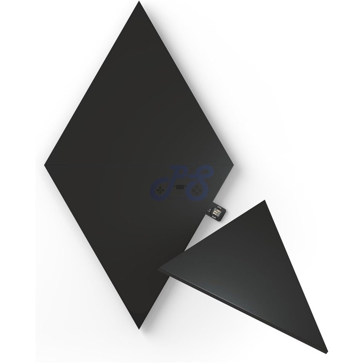 nanoleaf shapes triangle ultra black expansion kit 3pk