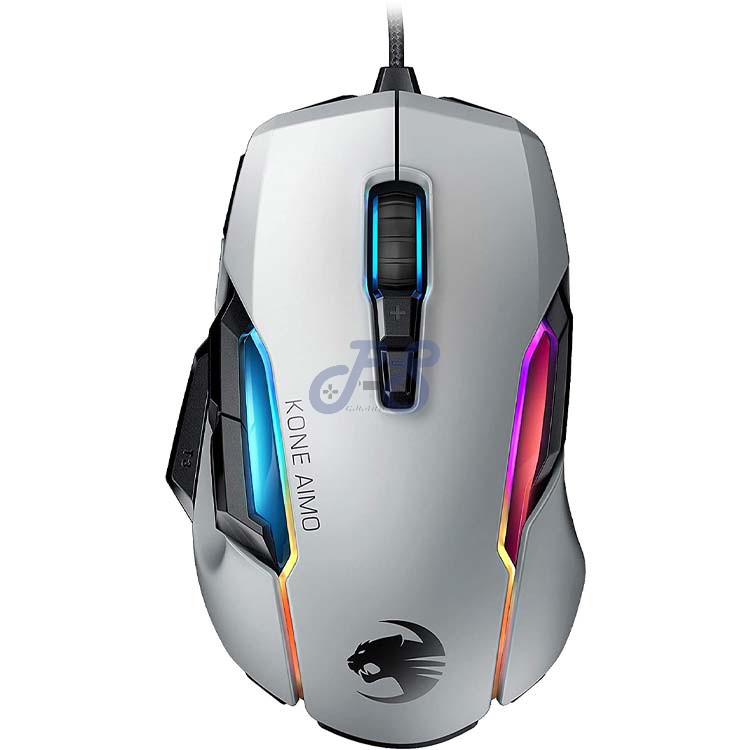 roccat kone remastered gaming mouse white