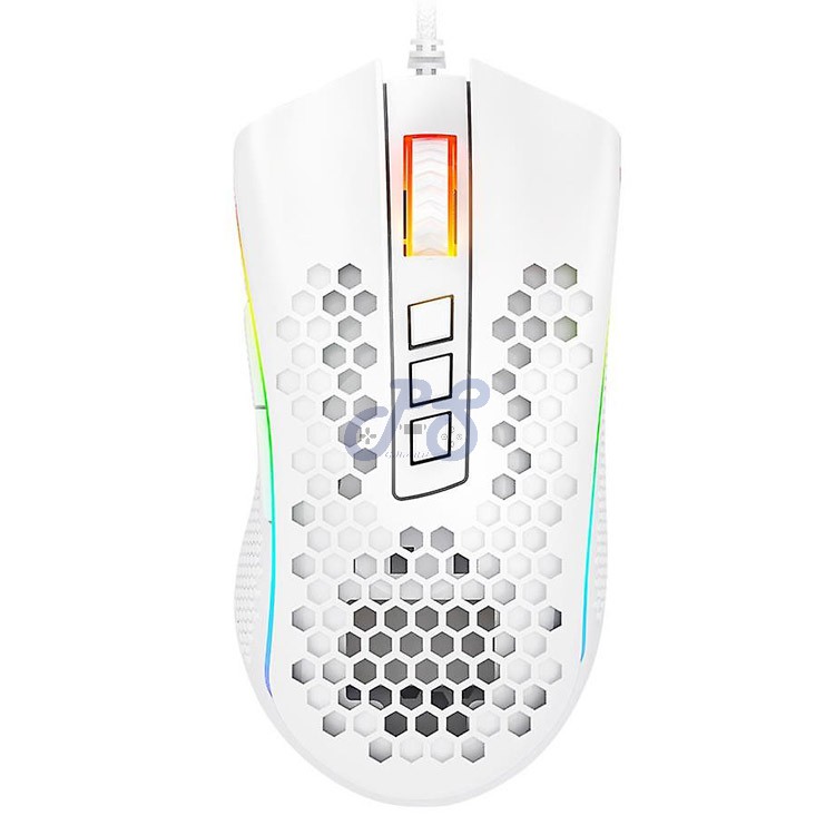 redragon storm gaming mouse white