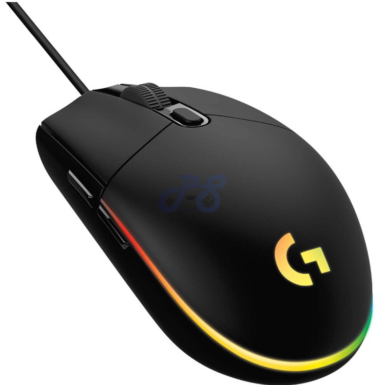 logitech g203 lightsync gaming mouse black