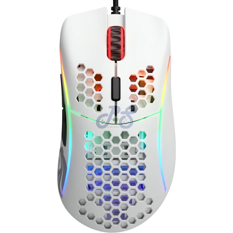 glorious model d gaming mouse white