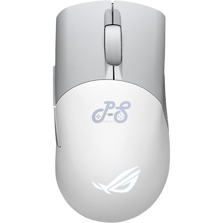 asus rog keris wireless aimpoint gaming mouse white