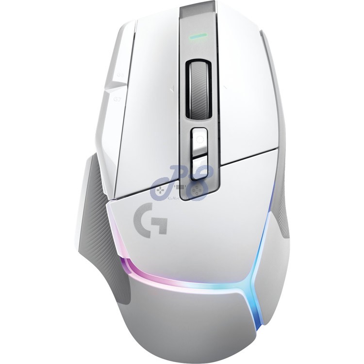 logitech g502 x plus wireless gaming mouse white