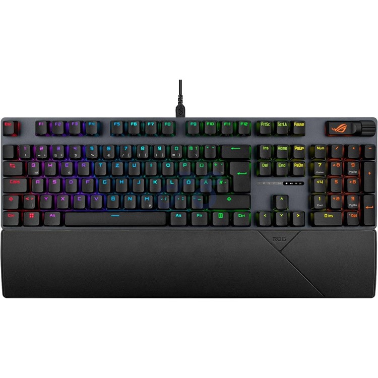asus rog strix scope ii mechanical gaming keyboard rog nx snow switch