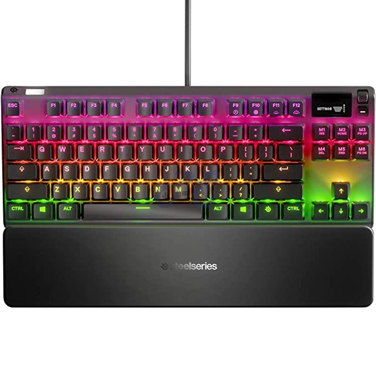 steelseries apex 7 tkl mechanical gaming keyboard red switches