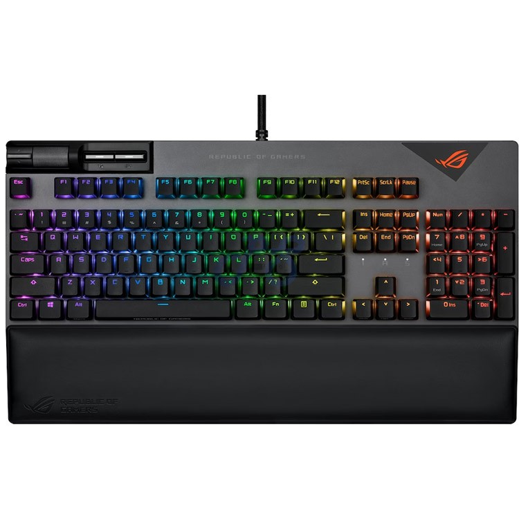 asus rog strix flare ii mechanical gaming keyboard blue nx switch