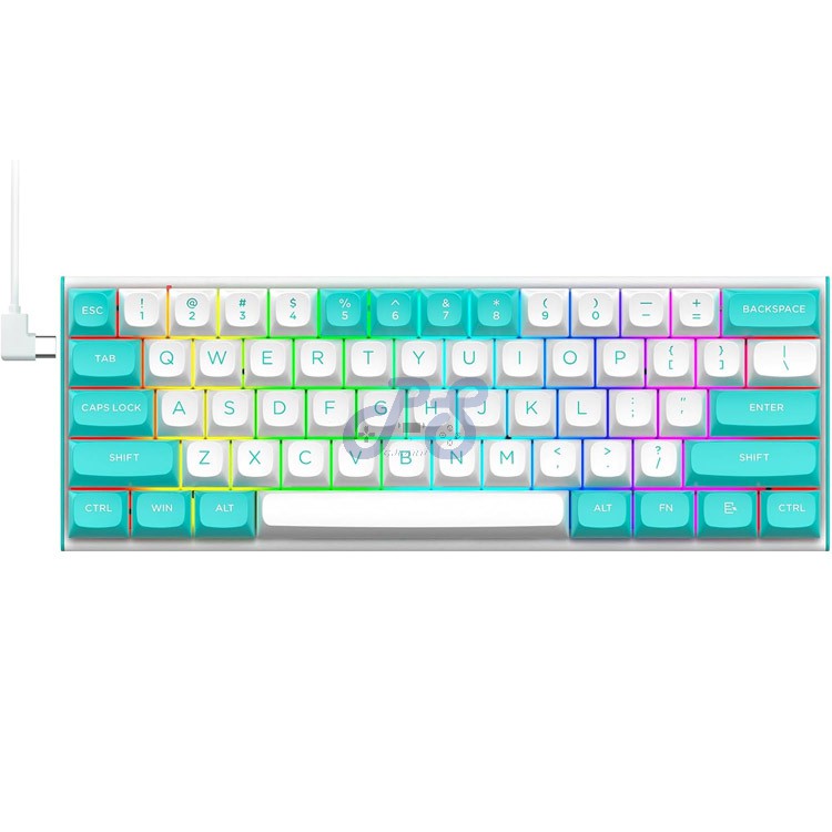 redragon fidd rgb 8k magnetic gaming keyboard whitegreen