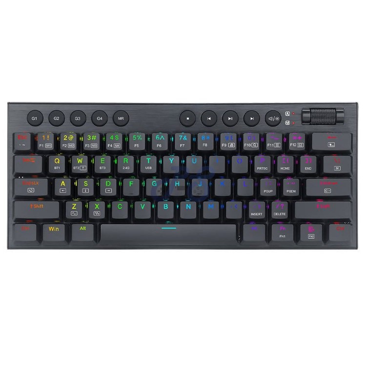 redragon noctis pro rgb wireless mechanical gaming keyboard red switch black
