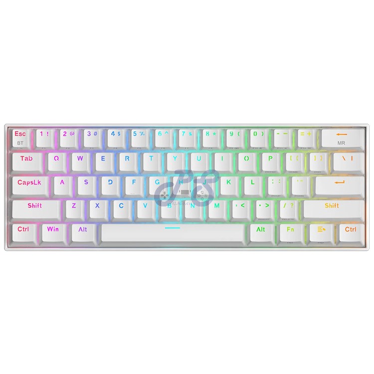 redragon draconic k530 pro wireless mechanical keyboard brown switch white