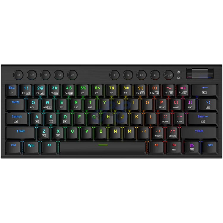 redragon horus mini rgb mechanical gaming keyboard red switch black