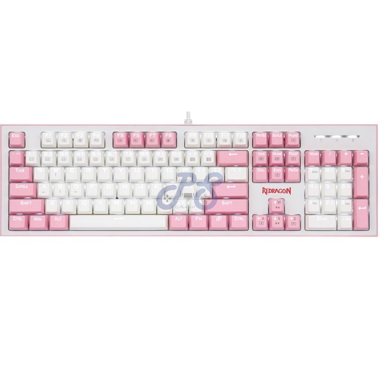 redragon hades x k623 mechanical gaming keyboard whitepink