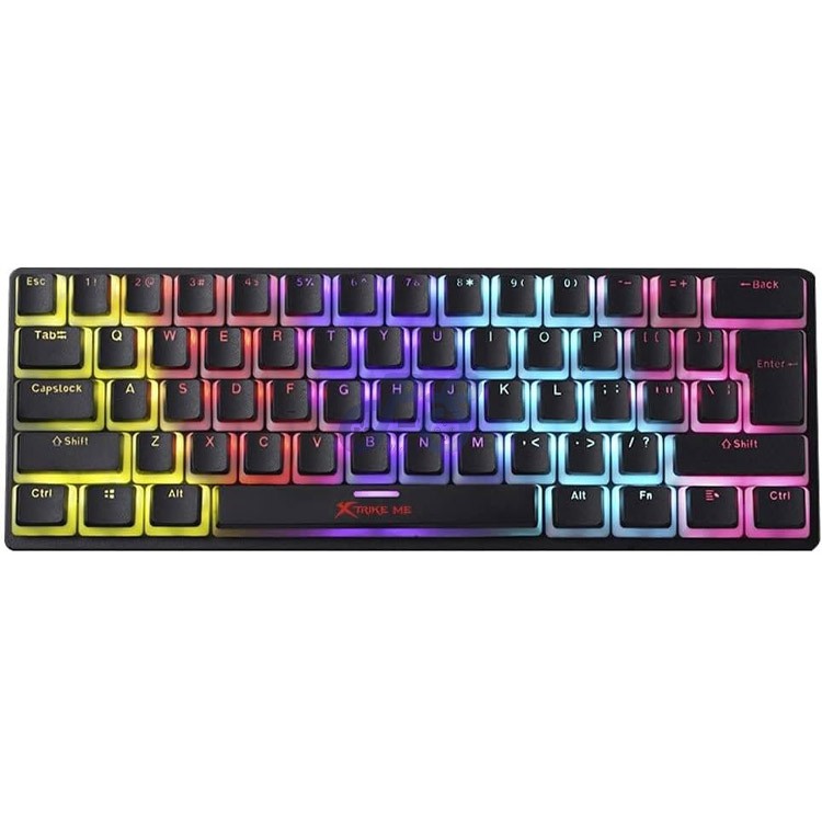 xtrike me gk985p mechanical gaming keyboard blue switcch
