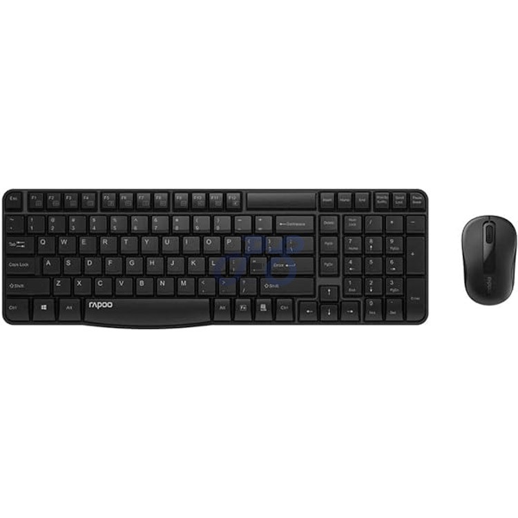 rapoo x1800s wireless mouse amp keyboard black
