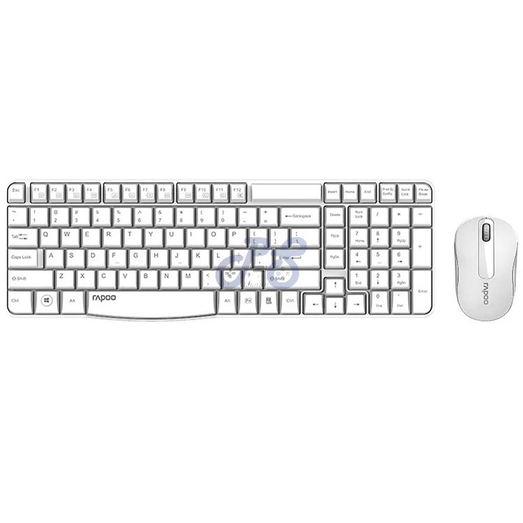 rapoo x1800s wireless mouse amp keyboard white