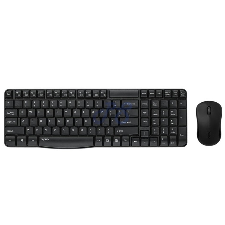 rapoo x1810s wireless mouse amp keyboard black