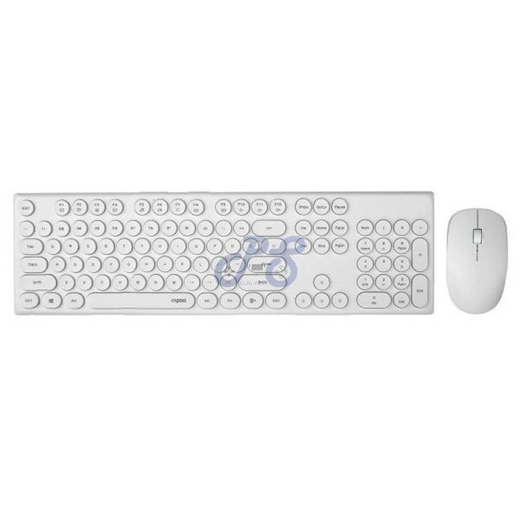 rapoo x260 wireless mouse amp keyboard white