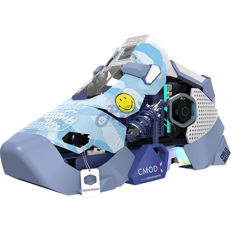 cooler master sneaker x custom pc turquoise