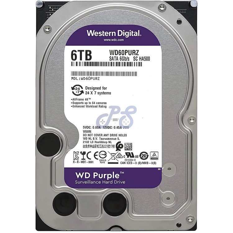 wd purple wd60purz internal hard drive 6tb